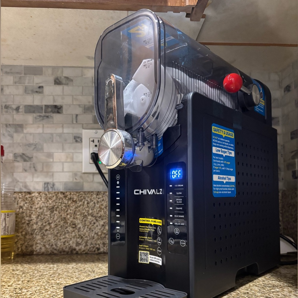 Chivalz Black Ice Cream Machine